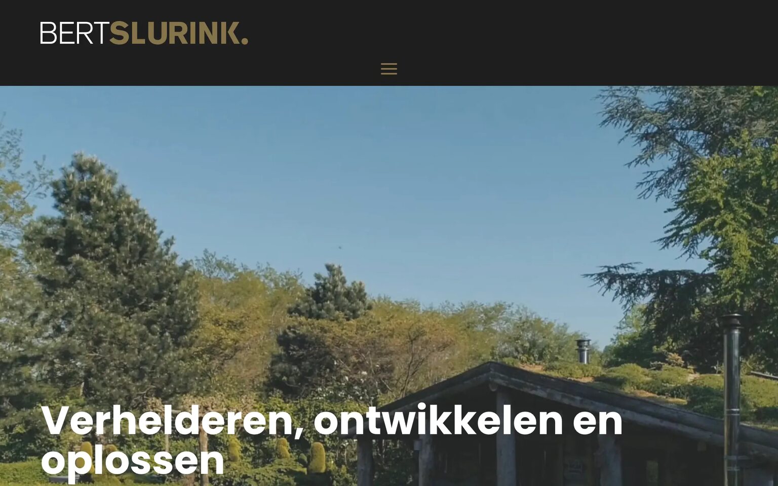 Portfolio-website van Bert Slurink